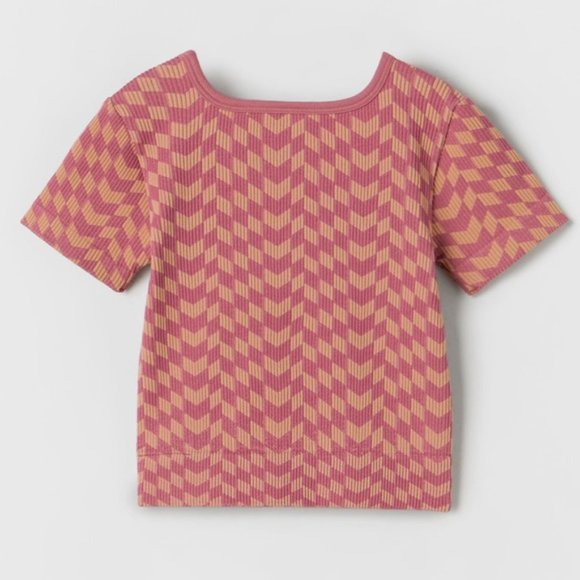 Seamless Checkerboard Rib Top - Picture 3 of 4